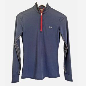 RJ CLASSICS Navy Blue Sun Shirt XXS 37.5 Ladies Schooling Top